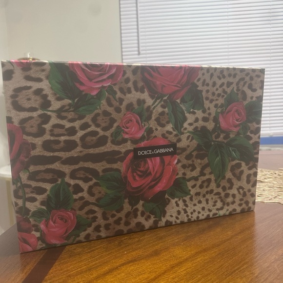 Dolce & Gabbana Floral Leopard Heeled Boots - Picture 6 of 6